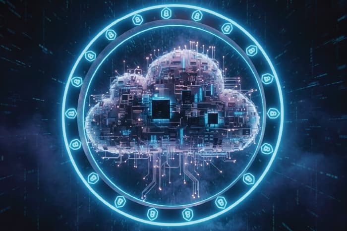 Digital cloud protected by a security ring